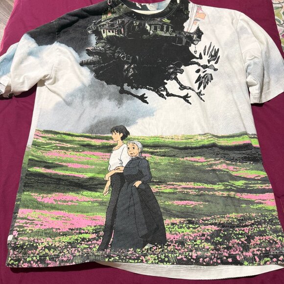 Howl's Moving Castle T-Shirt - Rucking Fotten - Size Large - Picture 1 of 2